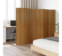 vidaXL Divisorio Ambienti Marrone Larghezza 400 cm Altezza 165 cm in Bambù