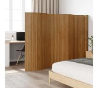vidaXL Divisorio Ambienti Marrone Larghezza 600 cm Altezza 165 cm in Bambù