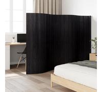 vidaXL Divisorio Ambienti Nero Larghezza 400 cm Altezza 165 cm in Bambù