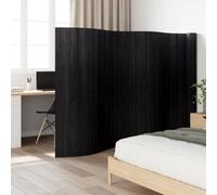 vidaXL Divisorio Ambienti Nero Larghezza 800 cm Altezza 165 cm in Bambù