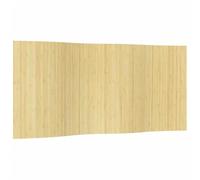vidaXL Divisorio naturale chiaro 165x400 cm Bambù, schermo separatore parti, divisorio Desktop, schermo separatore