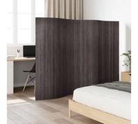 vidaXL Divisorio per Stanza in Bambù Grigio Larghezza 250 cm Altezza 165 cm