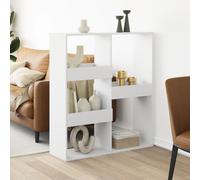 vidaXL Divisorio Stanza Bianco 100x33x115 cm in Truciolato