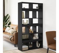 vidaXL Divisorio Stanza Nero 100x33x187,5 cm in Truciolato