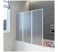 vidaXL - Doccia Da Bagno A Parete 117 X 120 Cm 3 Pannelli Pieghevoli