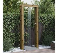 vidaXL Doccia da esterno 226 cm Naturale