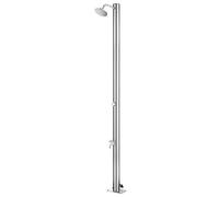 vidaXL Doccia da Giardino 215 cm in Acciaio Inossidabile