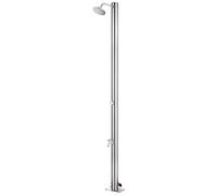 vidaXL Doccia da Giardino 215 cm in Acciaio Inossidabile