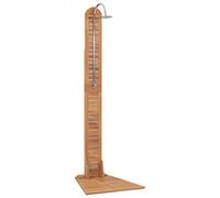vidaXL Doccia da giardino in teak massiccio 70 x 75 x 204 cm