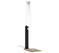 vidaXL Doccia Solare con Testa Doccia 20 l PVC, ABS, Lega di zinco, Doccia moderna da giardino e terrazzo, unità eco, controllo temperatura, acqua solare, testa rotante