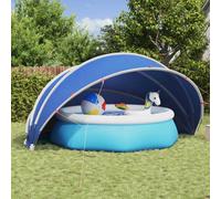 vidaXL Dome Piscina 500 x 500 x 236 cm Blu Azzurro