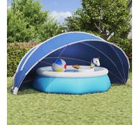 vidaXL Dome Piscina Blu 546 x 516 x 250 cm