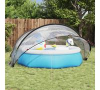 vidaXL Dome Piscina Trasparente 336 x 322 x 160 cm PVC