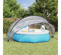 vidaXL Dome Piscina Trasparente 430 x 430 x 210 cm PVC