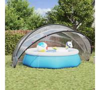vidaXL Dome Piscina Trasparente 500 x 500 x 236 cm PVC