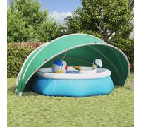 vidaXL Dome Piscina Verde 500 x 500 x 236 cm