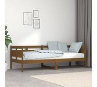 VIDAXL - Dormeuse Marrone Miele In Legno Massello Di Pino 80x200 Cm - SPEDIZIONE GRATUITA