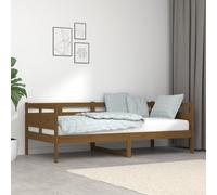 VIDAXL - Dormeuse Marrone Miele In Legno Massello Di Pino 90x190 Cm - SPEDIZIONE GRATUITA