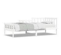VIDAXL - Dormeuse Bianca 80x200 Cm In Legno Massello Di Pino