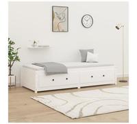 VIDAXL - Dormeuse Bianca 80x200 Cm In Legno Massello Di Pino