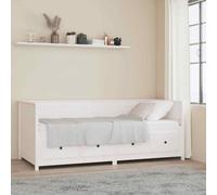 VIDAXL - Dormeuse Bianca 80x200 Cm In Legno Massello Di Pino - SPEDIZIONE GRATUITA