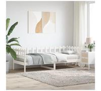 VIDAXL - Dormeuse Bianca 90x190 Cm In Legno Massello Di Pino