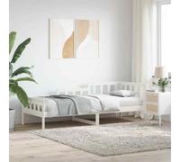 vidaXL Dormeuse Bianca 90x200 cm in Legno Massello di Pino