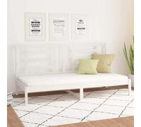 VIDAXL - Dormeuse Bianca 90x200 Cm In Legno Massello Di Pino - SPEDIZIONE GRATUITA