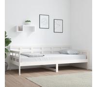 VIDAXL - Dormeuse In Legno Massello Di Pino Bianco 90x200 Cm - SPEDIZIONE GRATUITA