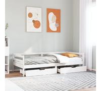 vidaXL Dormeuse con Cassetti 90x200 cm Legno Massello Pino