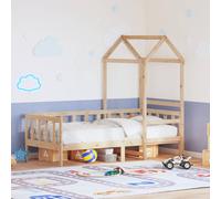 vidaXL Dormeuse con Tetto 90x200 cm in Legno Massello di Pino