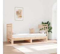 vidaXL Dormeuse Estraibile 2x(90x190) cm Legno Massello di Pino