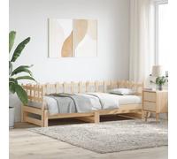 vidaXL Dormeuse Estraibile 2x(90x200) cm Legno Massello di Pino