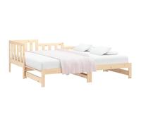 VIDAXL - Dormeuse Estraibile 2x (90x200) Cm Legno Massello Di Pino - SPEDIZIONE GRATUITA