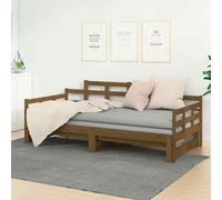 VIDAXL - Dormeuse Estraibile Miele Legno Massello Di Pino 2x (90x200) Cm - SPEDIZIONE GRATUITA