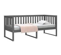 vidaXL Dormeuse Grigia 90x190 cm in Legno Massello di Pino