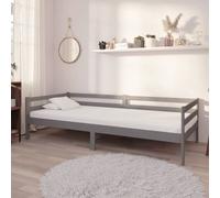 VIDAXL - Dormeuse Grigia In Legno Massello Di Pino 90x200 Cm - SPEDIZIONE GRATUITA