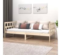 vidaXL Dormeuse in Legno Massello di Pino 90x190 cm