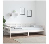 VIDAXL - Dormeuse In Legno Massello Di Pino Bianco 90x200 Cm - SPEDIZIONE GRATUITA