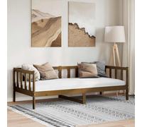 VIDAXL - Dormeuse Marrone Miele In Legno Massello Di Pino 90x200 Cm - SPEDIZIONE GRATUITA