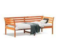 vidaXL Dormeuse Marrone Cera 75x190 cm in Legno Massello di Pino