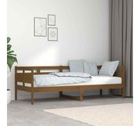 VIDAXL - Dormeuse Marrone Miele In Legno Massello Di Pino 80x200 Cm