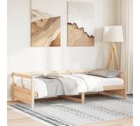 vidaXL Dormeuse Naturale 90x200 cm in Legno Massello di Pino