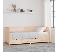 vidaXL Dormeuse senza Materasso 80x200 cm in Legno Massello di Pino