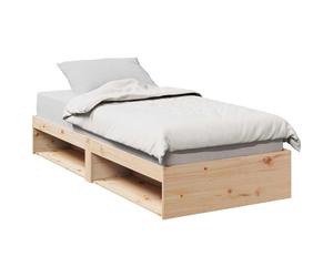 vidaXL Dormeuse senza Materasso 80x200 cm in Legno Massello di Pino