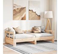 vidaXL Dormeuse senza Materasso 90x190 cm in Legno Massello di Pino