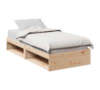 vidaXL Dormeuse senza Materasso 90x190 cm in Legno Massello di Pino