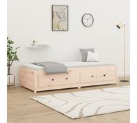 vidaXL Dormeuse senza Materasso 90x200 cm in Legno Massello di Pino