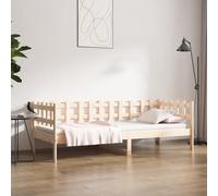 vidaXL Dormeuse senza Materasso 90x200 cm in Legno Massello di Pino