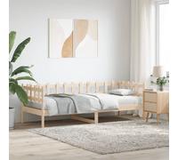 vidaXL Dormeuse senza Materasso 90x200 cm in Legno Massello di Pino
